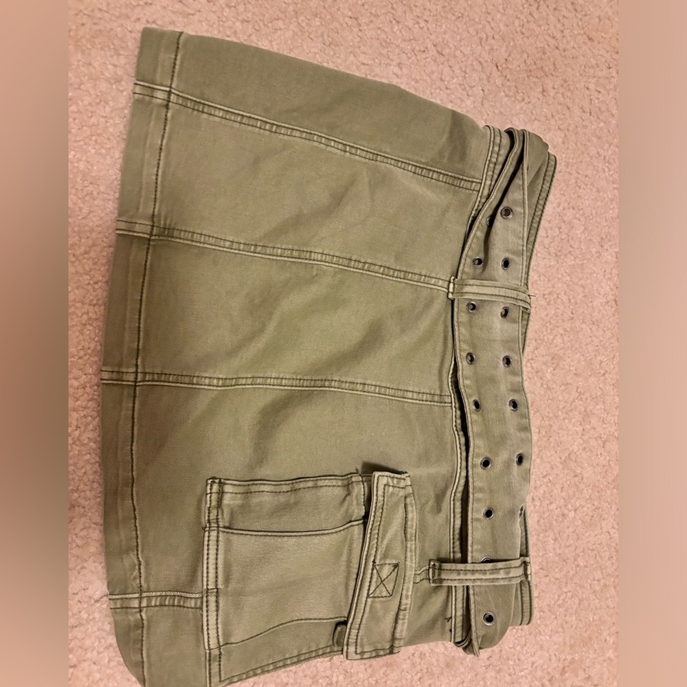 UO Joan Belted Micro Mini Skirt